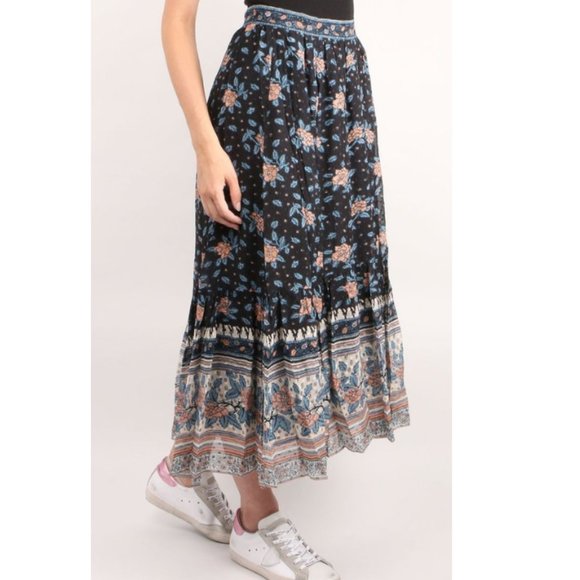 ULLA JOHNSON Floral Gypsy Skirt - Picture 1 of 6